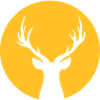 Deer In Moonlight Front