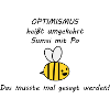 Optimistische Biene