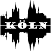 Koeln skyline silhouette