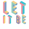 Lett it be,Typografie