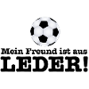 Il mio amico è realizzata in pelle (pallone da
