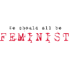 We should all be feminist