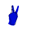 peace blue