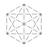 Minimalist hexagon