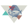 Fish triangle design