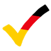 Hook Germany black-red-gold Check BRD