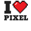 Jeg hjerte, jeg elsker, retro, pixel, spil, spil, gamle