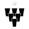 Beerpong pyramid