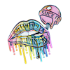 Lollipop Suck it Lips Design