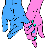 hands pink