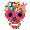 Skull flowers
