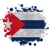 Cuba Blobs / Gift Havana Flag Caribbean