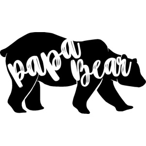 Papa Bear - für Eltern-Baby-Partnerlook