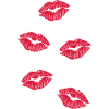 cinq bouches de baiser