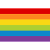 Affiche arc-en-drapeau drapeau LGBT arc-en-ciel