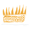 Dessin abstrait La couronne appliquée
