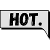 Comic Speech Bubble Hot