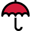 Umbrella icon symbol