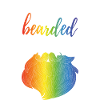 Schwuler bärtiger Mann