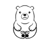 Cooler Eisbär Geschenk