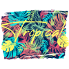 Tropical leaves