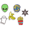 Sticker Bomb Space&Food - Alien, , Banane,ETC