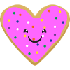 Heart donut