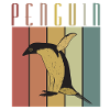 Pinguin Oldshool Geschenk Idee