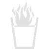 Burning liquid in the glass