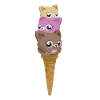 Crème glacée aux chats