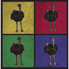 Bouquet bird pop art