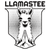 Llamastee Llama prays namastee lama