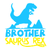 Bruder Saurus Rex - lustige Dinosaurier-Grafik