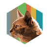 Chat de conception animale chat