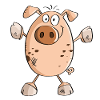 Saustarkes pig - pigs - boar - Bache
