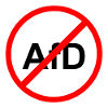 No AfD road sign