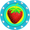 Strawberry and hearts