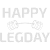 Happy Legday white