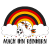 Deutschland Einhorn Mach Ihn Reinhorn Fußball Ball