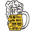 Divertente birra bevitore birra stein regalo