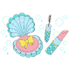 Mermaid Powder Puff