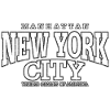New York City Manhattan white (oldstyle)