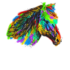 Buntes Pferd