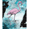 Pink flamingo