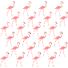 Flamingo rosa Muster