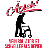 Ätsch ich bin schneller