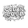 doodle Art Ocean