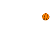Basketball sportif dribble