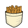Breast pockets fries