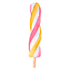 Mehrfarbige Eiscreme